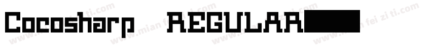 Cocosharp REGULAR字体转换